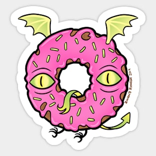 Demon Donut Sticker